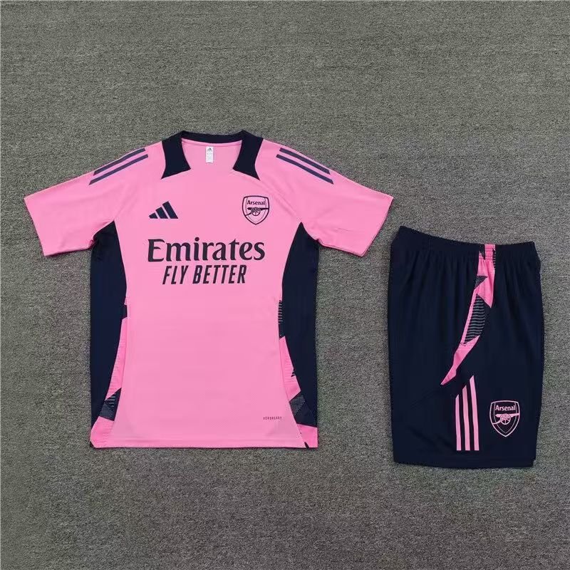2025/2026 Arsenal Training Suit Pink Football Jersey 1:1 Thai Quality