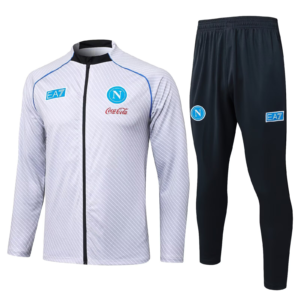 2025/2026 Napoli Full-Zip Training Suit Light Grey Set 1:1 Thai Quality