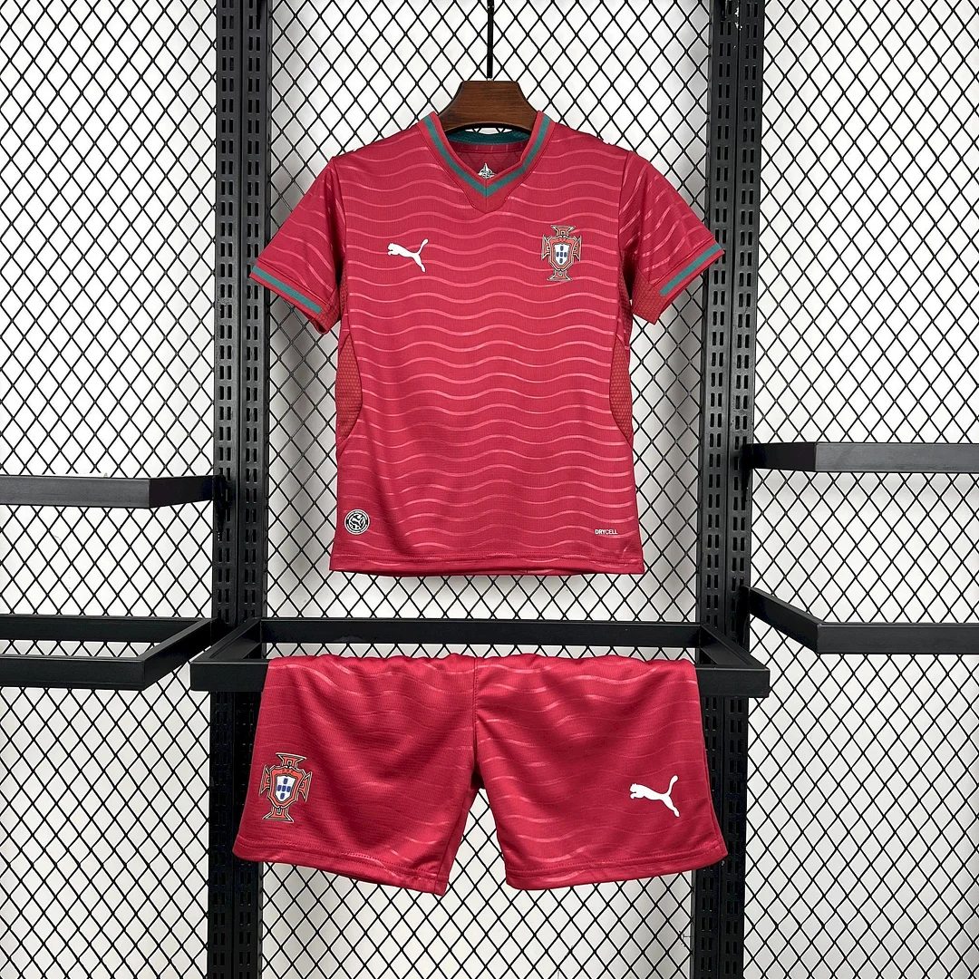 2026 Portugal Home Football Shirt 1:1 Thai Quality Kids Size