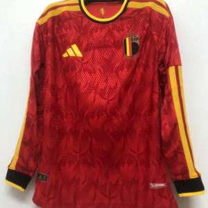 2026 Long Sleeve Belgium National Team Home Football Jersey 1:1 Thai Quality