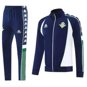 2025/2026 Real Betis Full Zip Training Suit Royal Blue Football Jersey 1:1 Thai Quality