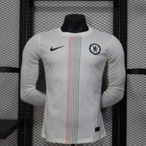 2025/2026 Player Version Chelsea Away Long Sleeve Football Shirt 1:1 Thai Quality