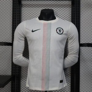 2025/2026 Player Version Chelsea Away Long Sleeve Football Shirt 1:1 Thai Quality