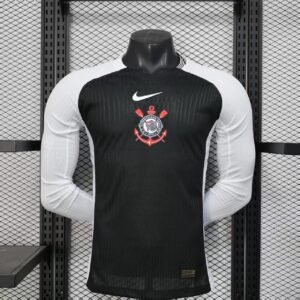 2025/2026 Long Sleeve Player Version Corinthians Away Jersey 1:1 Thai Quality