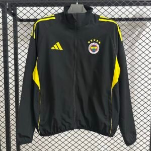 2025/2026 Fenerbahce Windbreaker Black Football Shirt 1:1 Thai Quality