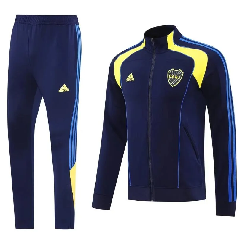 2025/2026 Boca Juniors Full Zip Training Suit Royal Blue Football Jersey 1:1 Thai Quality