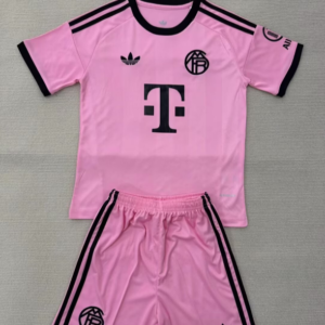 2025/2026 Bayern Munich Goalkeeper Pink Football Shirt 1:1 Thai Quality Kids Size