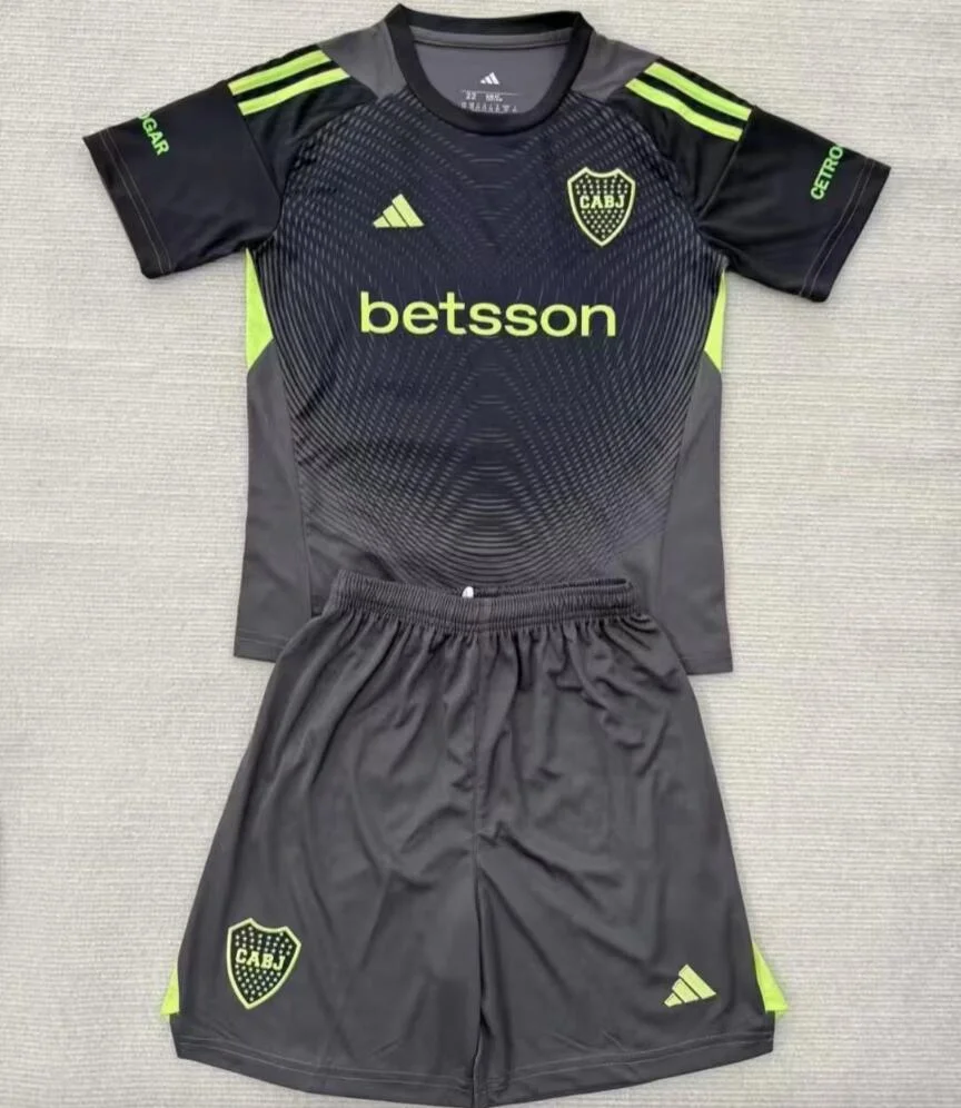 2025/2026 Boca Juniors Goalkeeper Suit Black Football Jersey 1:1 Thai Quality