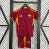 2025/2026 Roma Home Soccer Jersey 1:1 Thai Quality Kids Size