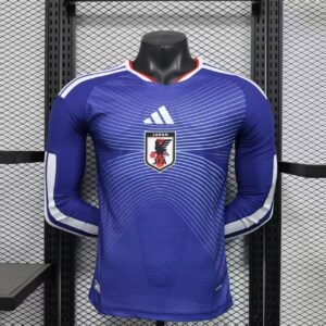 2026 Long Sleeve Player Version Japan Home Football Jersey 1:1 Thai Quality