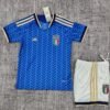 2026 Italy National Team Home Soccer Shirt 1:1 Thai Quality Kids Size