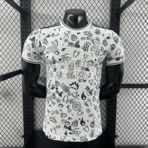 2025/2026 Player Version Real Madrid Special Edition Black White Football Jersey 1:1 Thai Quality