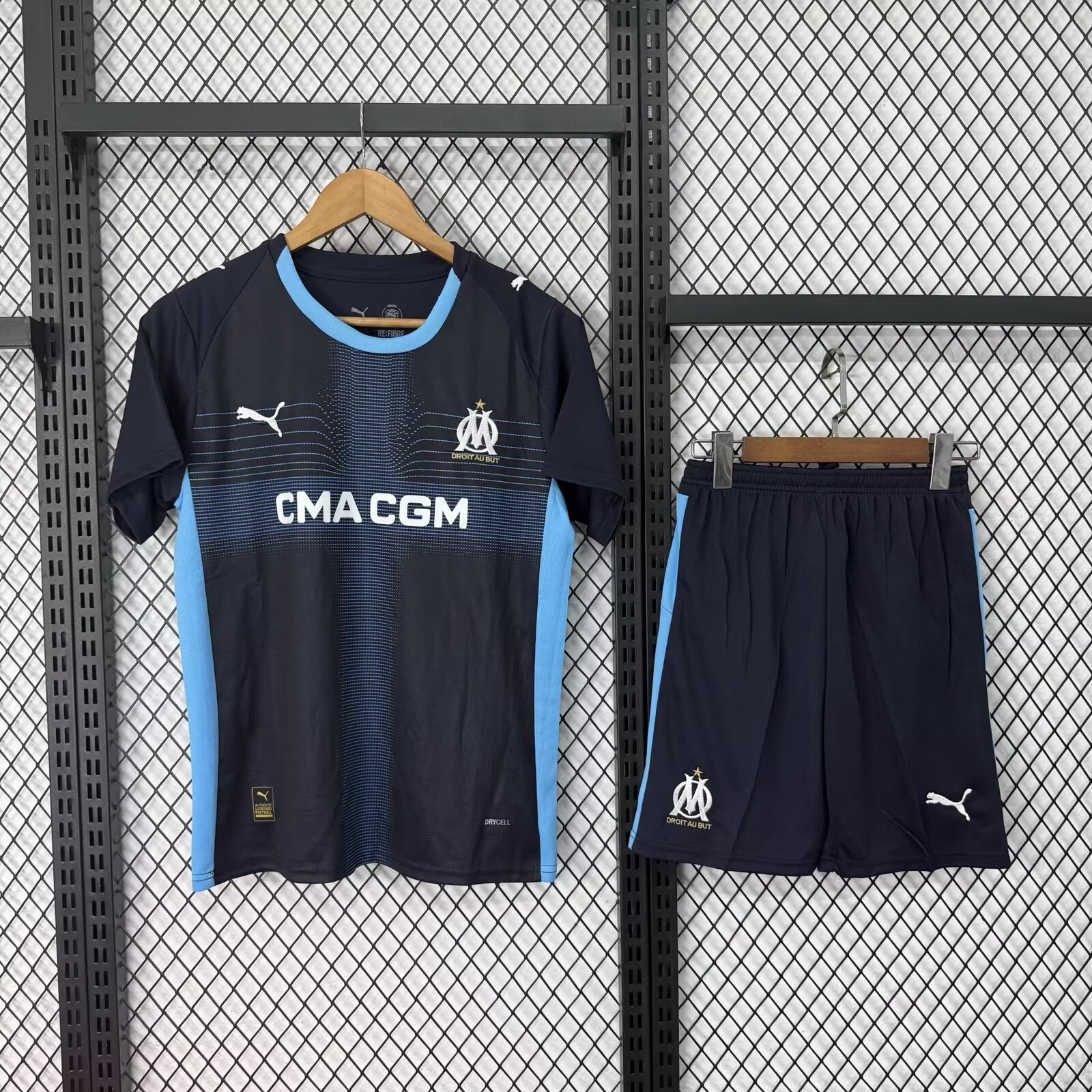 2025/2026 Olympique de Marseille Away Football Shirt 1:1 Thai Quality Kids Size