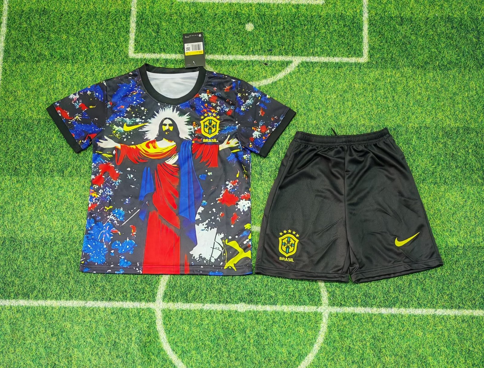2025 Brazil Goddess Starry Sky Edition Soccer Jersey 1:1 Thai Quality Kids Size