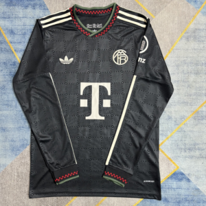 2025/2026 Long Sleeve Bayern Munich Third Away Football Jersey 1:1 Quality