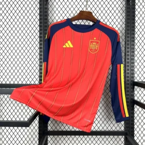 2026 Long Sleeves Spain National Team Home Football Jersey 1:1