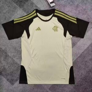 2025/2026 Flamengo Training Suit White Football Jersey 1:1 Thai Quality