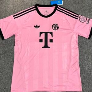 2025/2026 Bayern Munich Goalkeeper Pink Football Shirt 1:1 Thai Quality