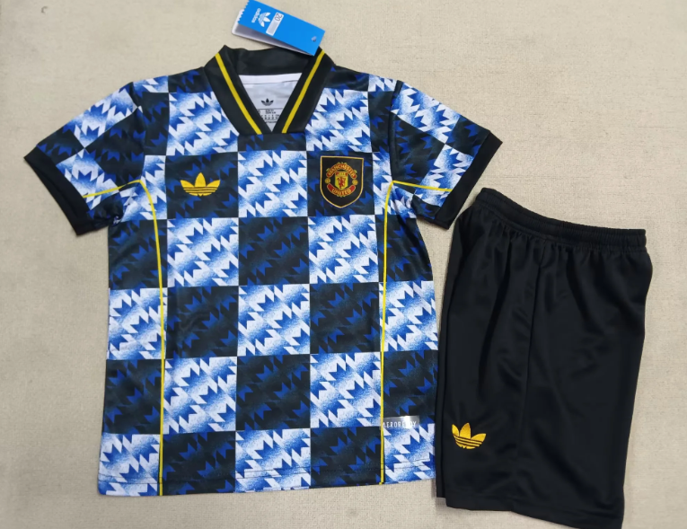 2025/2026 Manchester United Pecial Edition Retro Style Football Jersey 1:1 Thai Quality Kids Size