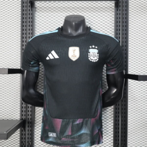 2026 Player Version Argentina Goalkeeper Black Soccer Jersey 1:1