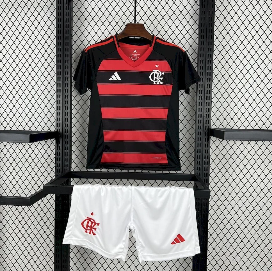 2025/2026 Flamengo Home  Football Jersey 1:1 Thai Quality Kids Size