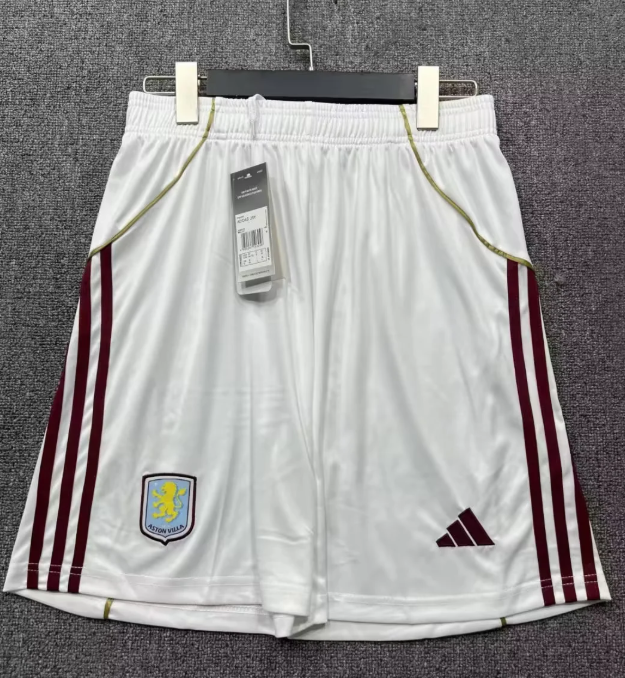 2025/2026 Aston Villa Home Shorts 1:1 Thai Quality